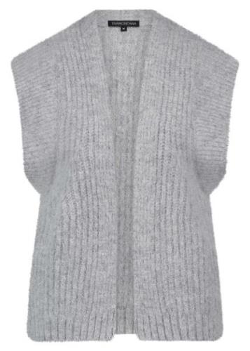 Tramontana Gilet light grey melange