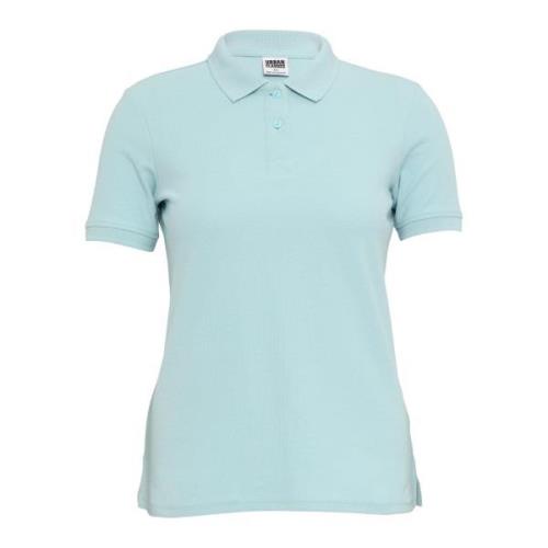 Urban Classics Dames effen poloshirt