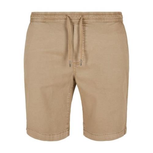 Urban Classics Heren twill stretch sweat shorts