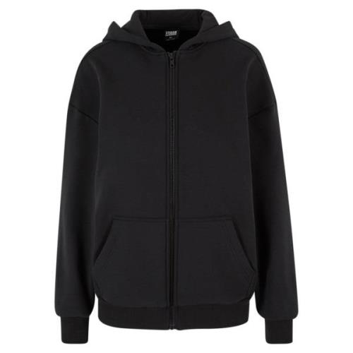 Urban Classics Dames cozy zip front oversized full zip hoodie