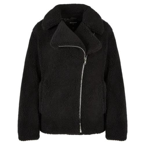 Urban Classics Dames sherpa bikerjas