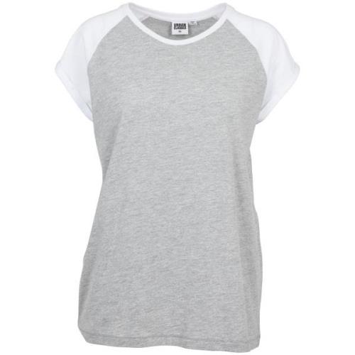 Urban Classics Dames contrast raglan t-shirt