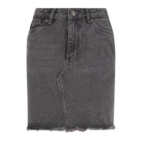 Urban Classics Dames denim zware minirok