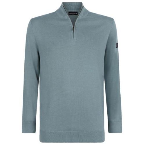 PRESLY & SUN Lewis zip knitted pullover