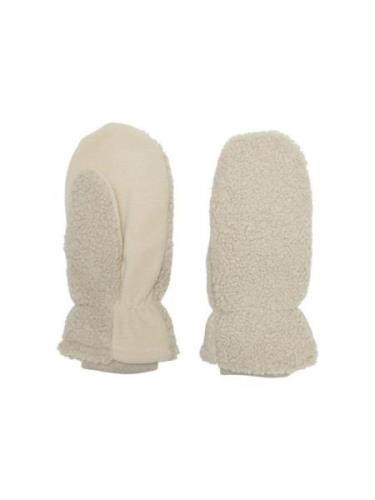 Only Onlthea teddy mittens cc zand