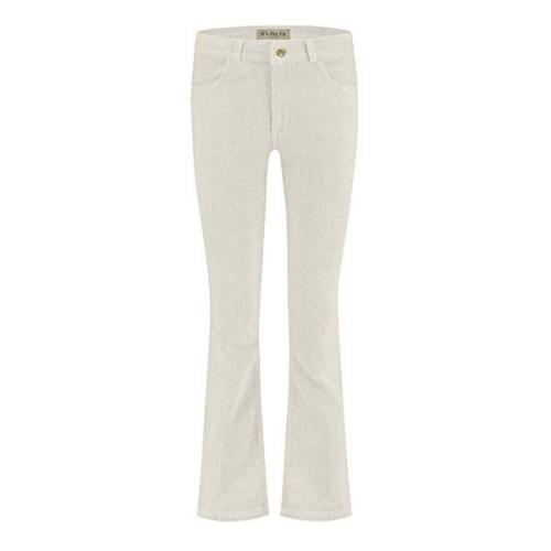 Para Mi Broek jade vintage corduroy -