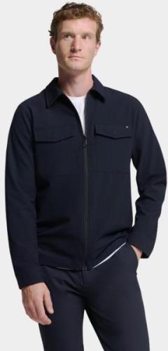 No Excess Casual hemd lange mouw overshirt zip closure stretch 2551080...