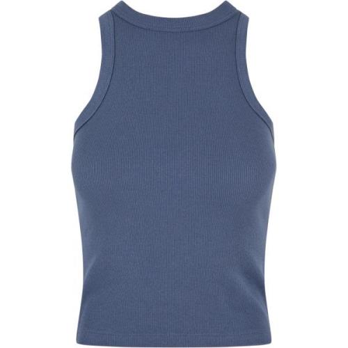 Urban Classics Dames ribbed racerback top