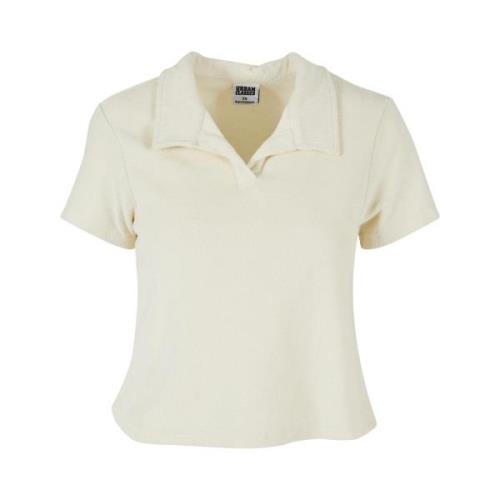 Urban Classics Dames badstof poloshirt