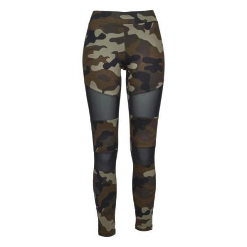 Urban Classics Dames technisch camo mesh legging