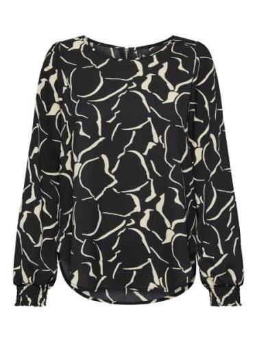 Only onlelite life l/s top noos ptm 15332214 black rebel graphic