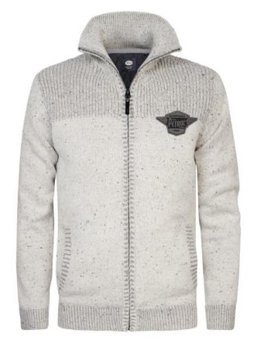 Petrol Industries M-3040-kwc226 knitwear cardigan off-white