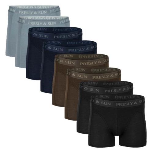 PRESLY & SUN Robert 8-pack boxers