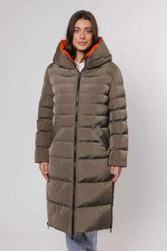 Rino & Pelle reversible long padded hooded coat keila.7002411 10678 hu...