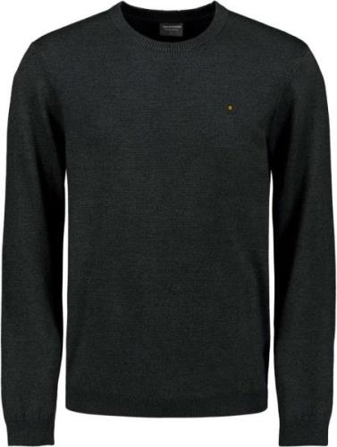 No Excess Pullover crewneck 2 coloured melang dark grey