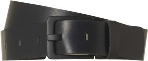 No Excess Belt leather buckle black