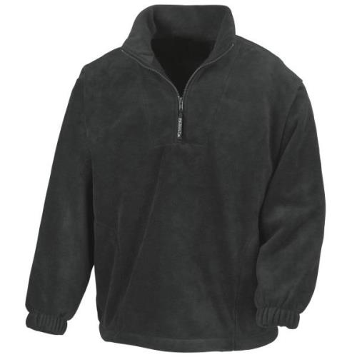 Result Ongevoerde actieve 1/4 rits anti-pilling fleece top