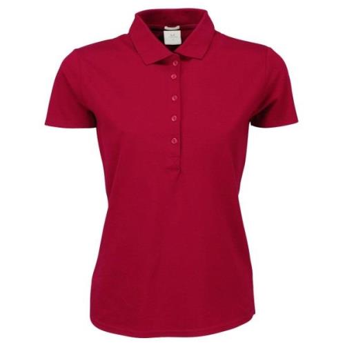 Tee Jays Dames luxe stretch poloshirt met korte mouwen