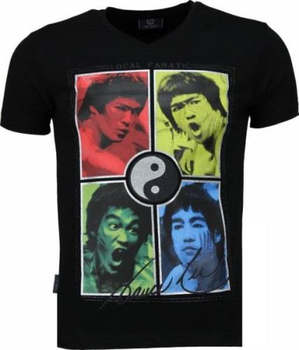 Local Fanatic Bruce lee ying yang t-shirt