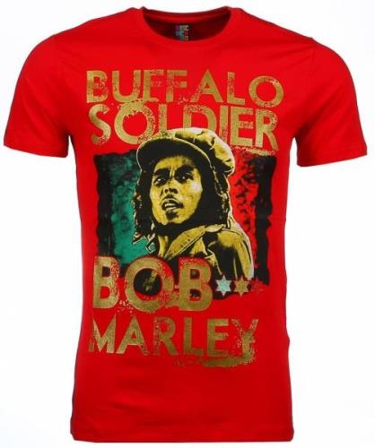 Local Fanatic T-shirt bob marley buffalo soldier print