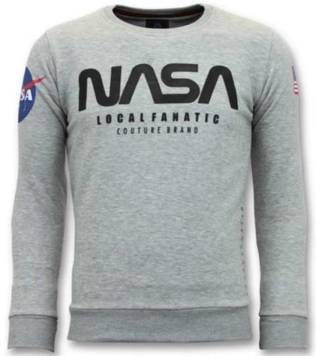 Local Fanatic Sweater nasa american flag